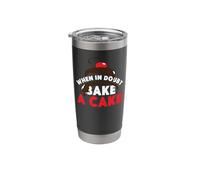 Bake Baking Cake When in Doubt Bake A Cake Stainless Steel Insulated Tumbler