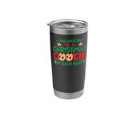 Bake Baking Christmas Gingerbread Man A Balances Diet is A Stainless Steel Insulated Tumbler