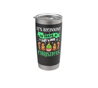 Bake Baking Christmas Gingerbread Man It's Beginning to Stainless Steel Insulated Tumbler