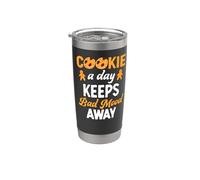 Bake Baking Cookie Cookie A Day Keeps Bad Mood Away Stainless Steel Insulated Tumbler