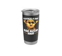 Bake Baking Cookie Cookie A Day Keeps Bad Mood Away Stainless Steel Insulated Tumbler