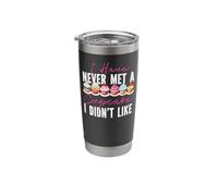 Bake Baking Cupcake I Have Never Met A Cupcake I Didn’T Like Stainless Steel Insulated Tumbler