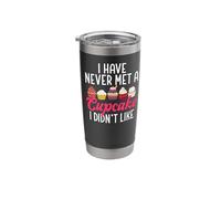 Bake Baking Cupcake I Have Never Met A Cupcake I Didn’T Like Stainless Steel Insulated Tumbler