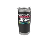Bake Baking Cupcake I've Never Met A Problem A Cupcake Stainless Steel Insulated Tumbler