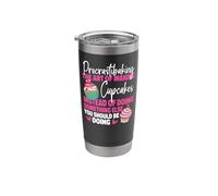 Bake Baking Cupcake Procrastibaking The Art of Making Stainless Steel Insulated Tumbler