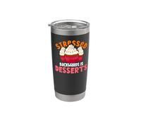 Bake Baking Dessert Cupcake Stressed Backwards is Desserts Stainless Steel Insulated Tumbler