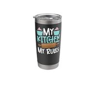 Bake Baking My Kitchen My Rules Stainless Steel Insulated Tumbler