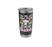 Bake Baking On Your Mark Get Set Bake Stainless Steel Insulated Tumbler