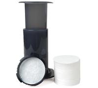 Bake Choice 500-Count Replacement Paper Filters - Round Disposable Coffee Filters Paper Compatible with Aeropress Coffee Makers