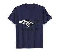 Bake-KUJIRA Japanese Yokai Whale Ghost Skeleton T-Shirt