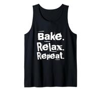 Bake Relax Repeat Hi I'm The Baker It's Me Funny Baker Quote Tank Top
