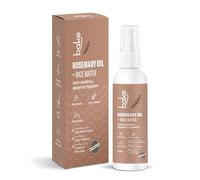 BAKE Rosemary Oil Hair Growth Serum Spray With Rice Water & Methi Dana | For Hair Fall, Hair Regrowth & Keratin Treated | Strengthen Hair Follicles | For Women & Men | 100Ml (Rosemary Spray - 100Ml)