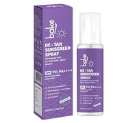 BAKE Spf 70 Sunscreen Spray Pa++++|Waterproof - 180 Minutes|With 2% Kojic Acid & Alpha Arbutin,Sweat Resistant|For Tan Removal,Pigmentation & Uva/B Sun Protection|No Whitecast,Lightweight - 100Ml,All