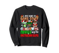 Bake Stuff And Watch Xmas Movies With Australian Kelpie Sweatshirt