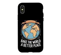Bake The World A Better Place Baking Earth Love Case for iPhone X/XS
