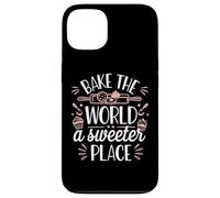 Bake The World A Sweeter Place Baking Quote Case for iPhone 13
