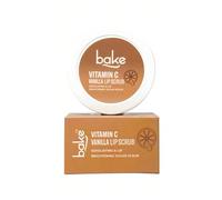 BAKE Vitamin C Vanilla Lip Scrub | Lip Lightening Scrub For Dark Lips Exfoliation | For Hyperpigmented Lips, Dehydrated Lips, Flaky Lips & Chapped Lips | For Men & Women | 25G (Vanilla)