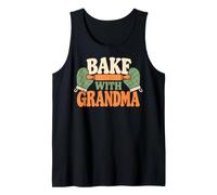 Bake with Grandma Family Baking Oven Mitts Tank Top
