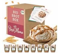 Bake with Love Organic Bread Tasting Box Best Mum in the World Mum Gift Christmas Best Mum Gift Basket Filled with 8 Bread Baking Mixes Mum Birthday Gift Christmas Gifts for Parents