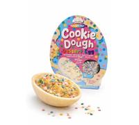 Bake Your Own Cookie Dough Easter Egg Kit 110g - A Fun, Delicious Easter Activity for Kids & Families - with White Chocolate half egg, Cookie Dough mix & Icing & Sprinkles