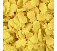 BakeArt Pineapple Sprinkles Edible Sugar Sprinkles Decorations Perfect For Baking Soap & Candle Making Yellow Pineapple Sprinkles (90g)
