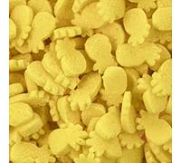 BakeArt Pineapple Sprinkles Edible Sugar Sprinkles Decorations Perfect For Baking Soap & Candle Making Yellow Pineapple Sprinkles (1kg)