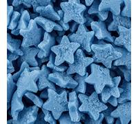 BakeArt Star Sprinkles Edible Sugar Sprinkles Decorations Perfect Baking Soap & Candle Making Bright Blue 5 Star Sprinkles (30g)