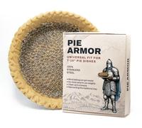 BakeBarn Pie Armor, Universal Fit Pie Weight for 7-10 inch Pies, Durable Alternative to Traditional Ceramic Pie Weights, 100% Stainless Steel 304