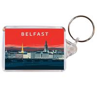 Baked Bean Store Belfast - Northern Ireland - Double Sided Keyring Artistic BBS26KEY287