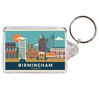 Baked Bean Store Birmingham - West Midlands - Double Sided Keyring Artistic BBS26KEY314