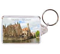 Baked Bean Store Bruges - Belgium - Double Sided Large Keyring Gift/Present/Souvenir