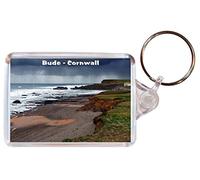 Baked Bean Store Bude - Cornwall - Double Sided Large Keyring Gift/Present/Souvenir BBSK1667