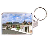 Baked Bean Store Lanzarote - Canary Islands - Spain - Double Sided Large Keyring Gift/Present/Souvenir