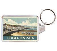 Baked Bean Store Leigh-on-Sea - Essex - Double Sided Keyring Artistic BBS26KEY349