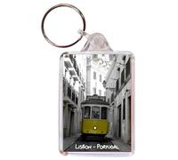 Baked Bean Store Lisbon - Portugal - Double Sided Large Keyring Gift/Present/Souvenir