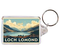 Baked Bean Store Loch Lomond - Scotland - Double Sided Keyring Artistic BBS26KEY300