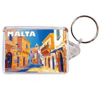 Baked Bean Store Malta - Double Sided Keyring Artistic BBSKEY80