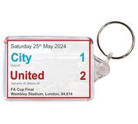 Baked Bean Store Man Utd FA Cup Final Scoreboard - Double Sided Keyring