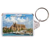 Baked Bean Store Palma - Mallorca - Spain Double Sided Keyring BBSKTT267