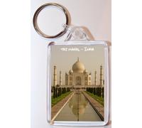 Baked Bean Store Taj Mahal - India - Double Sided Large Keyring Gift/Present/Souvenir