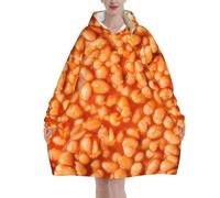 Baked Beans Blanket Hoodies For Women And Men Adult Oversize Wearable Blanket Hoodies For Soft And Warm