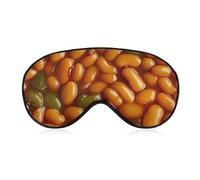 Baked Beans Food Funny Eye Mask for Sleep with Adjustable Strap Blocks Light Eye Shade Cover