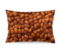 Baked Beans Funny Body Pillowcase Throw Pillow Case Cover Cushion Covers Novelty Decor 20"x30"