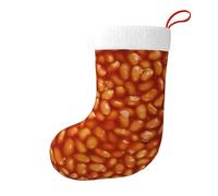 Baked Beans Pattern Christmas Stockings Xmas Hanging Stocking Socks Holiday Decor For Christmas Tree Fireplace Party
