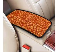 Baked Beans Pattern, Vehicle Center Console Armrest Cover Pad Soft Comfort Car Handrail Box Cushion Universal