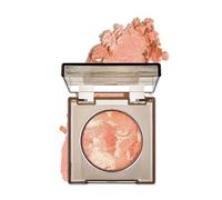 Baked Blush for Mature Skin, Pink Powder Blusher with Natural Glow Finish, Buildable Lightweight Cheek Makeup for Dimensional Look, Long-Lasting 24H Oil Control, Suitable for Light Skin Tone (03#)