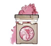 Baked Blush for Mature Skin, Pink Powder Blusher with Natural Glow Finish, Buildable Lightweight Cheek Makeup for Dimensional Look, Long-Lasting 24H Oil Control, Suitable for Light Skin Tone (01#)