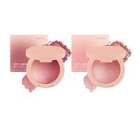 Baked Blush - Powder Blush for Cheeks | Long-Lasting Shimmer, Highly Pigmented Cosmetics for All Skin Colors | Women & Girls Travel Makeup, Natural Radiant, Smooth Application