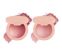 Baked Blush - Powder Blush for Cheeks | Long-Lasting Shimmer, Highly Pigmented Cosmetics for All Skin Colors | Women & Girls Travel Makeup, Natural Radiant, Smooth Application