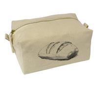 'Baked Bread' Canvas Wash Bag/Makeup Case (CS00039951)